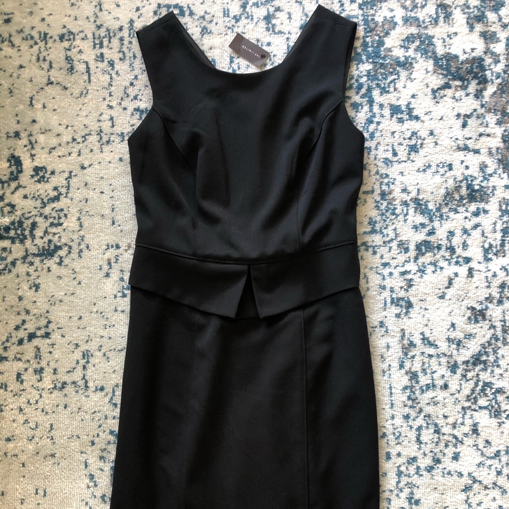 Loft black sleeveless dress